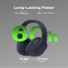 Belkin SoundForm Surround Bluetooth Over-Ear Headphones - Environmental Noise Cancelling Headphones - Wireless w/ 60H Playtime & Soft Ear Cups for iPhone, Galaxy, iPad, Travel, Home, or Office - Blue view 2