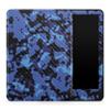 Carbon Fiber Tablet Skin Compatible with Amazon Kindle Colorsoft (2024) - Blue Modern Camo - Premium 3M Vinyl Protective Wrap Decal Cover - Easy to Apply | Crafted in The USA by MightySkins view 1