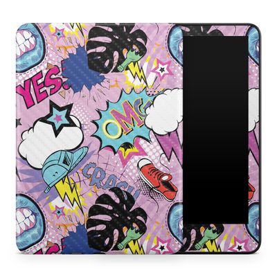 Carbon Fiber Tablet Skin Compatible with Amazon Kindle Colorsoft (2024) - OMG Yes - Premium 3M Vinyl Protective Wrap Decal Cover - Easy to Apply | Crafted in The USA by MightySkins