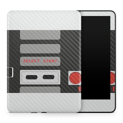Carbon Fiber Tablet Skin Compatible with Amazon Kindle Colorsoft (2024) - Retro Gamer 3 - Premium 3M Vinyl Protective Wrap Decal Cover - Easy to Apply | Crafted in The USA by MightySkins