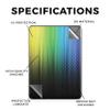 Carbon Fiber Tablet Skin Compatible with Amazon Kindle Colorsoft (2024) - Rainbow Streaks - Premium 3M Vinyl Protective Wrap Decal Cover - Easy to Apply | Crafted in The USA by MightySkins view 2