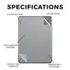 Carbon Fiber Tablet Skin Compatible with Amazon Kindle Colorsoft (2024) - Solid Gray - Premium 3M Vinyl Protective Wrap Decal Cover - Easy to Apply | Crafted in The USA by MightySkins view 2