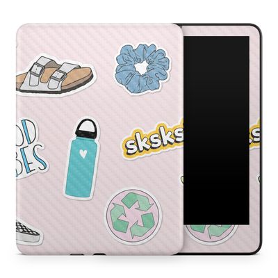 Carbon Fiber Tablet Skin Compatible with Amazon Kindle Colorsoft (2024) - VSCO1 - Premium 3M Vinyl Protective Wrap Decal Cover - Easy to Apply | Crafted in The USA by MightySkins