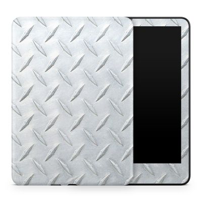 Glossy Glitter Tablet Skin Compatible with Amazon Kindle Colorsoft (2024) - Diamond Plate - Premium 3M Vinyl Protective Wrap Decal Cover - Easy to Apply | Crafted in The USA by MightySkins
