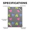Carbon Fiber Tablet Skin Compatible with Amazon Kindle Colorsoft (2024) - Girly - Premium 3M Vinyl Protective Wrap Decal Cover - Easy to Apply | Crafted in The USA by MightySkins view 2