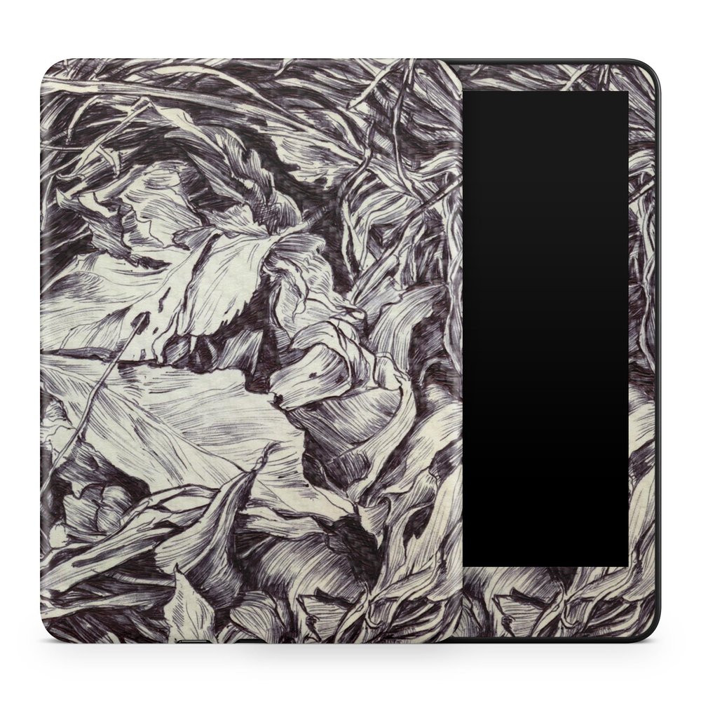 Carbon Fiber Tablet Skin Compatible with Amazon Kindle Colorsoft (2024) - Nest Sketch - Premium 3M Vinyl Protective Wrap Decal Cover - Easy to Apply | Crafted in The USA by MightySkins