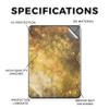 Carbon Fiber Tablet Skin Compatible with Amazon Kindle Colorsoft (2024) - Golden Stars - Premium 3M Vinyl Protective Wrap Decal Cover - Easy to Apply | Crafted in The USA by MightySkins view 2