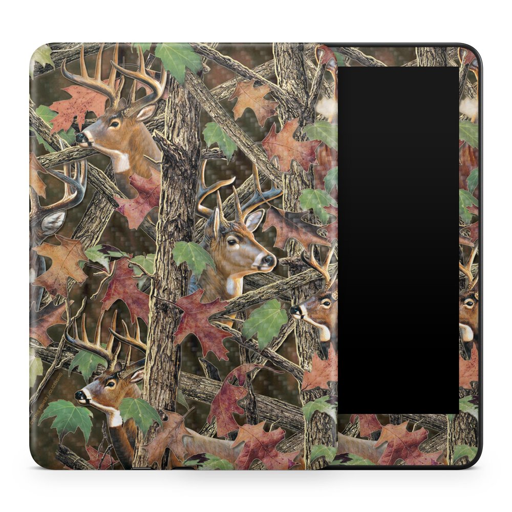 Carbon Fiber Tablet Skin Compatible with Amazon Kindle Colorsoft (2024) - Buck Camo - Premium 3M Vinyl Protective Wrap Decal Cover - Easy to Apply | Crafted in The USA by MightySkins
