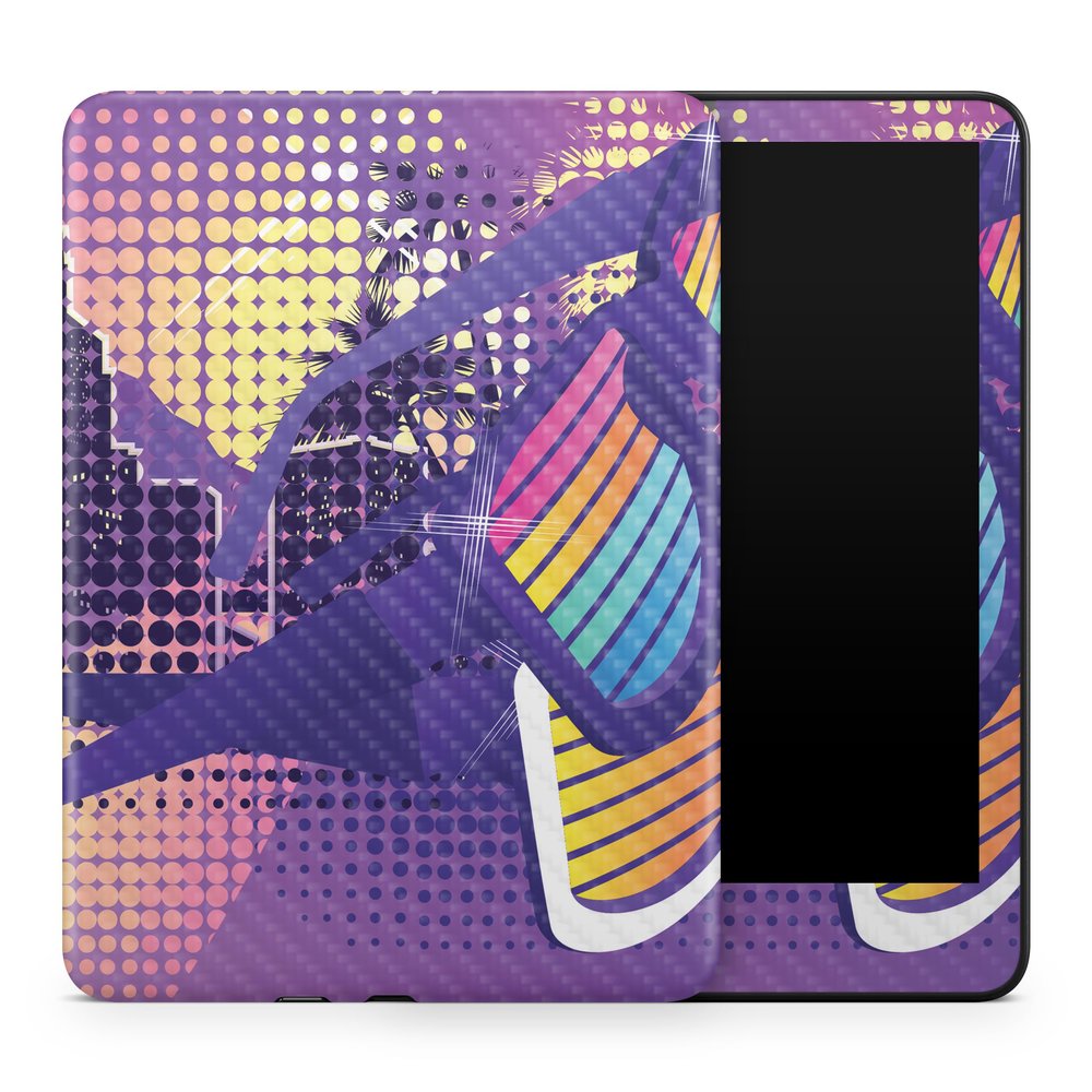 Carbon Fiber Tablet Skin Compatible with Amazon Kindle Colorsoft (2024) - Shutter Shades - Premium 3M Vinyl Protective Wrap Decal Cover - Easy to Apply | Crafted in The USA by MightySkins