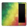 Carbon Fiber Tablet Skin Compatible with Amazon Kindle Colorsoft (2024) - Rasta Rainbow - Premium 3M Vinyl Protective Wrap Decal Cover - Easy to Apply | Crafted in The USA by MightySkins view 1