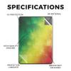 Carbon Fiber Tablet Skin Compatible with Amazon Kindle Colorsoft (2024) - Rasta Rainbow - Premium 3M Vinyl Protective Wrap Decal Cover - Easy to Apply | Crafted in The USA by MightySkins view 2