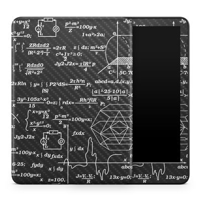 Carbon Fiber Tablet Skin Compatible with Amazon Kindle Colorsoft (2024) - Mathematical - Premium 3M Vinyl Protective Wrap Decal Cover - Easy to Apply | Crafted in The USA by MightySkins