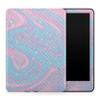 Carbon Fiber Tablet Skin Compatible with Amazon Kindle Colorsoft (2024) - Cotton Candy Swirl - Premium 3M Vinyl Protective Wrap Decal Cover - Easy to Apply | Crafted in The USA by MightySkins view 1