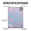 Carbon Fiber Tablet Skin Compatible with Amazon Kindle Colorsoft (2024) - Cotton Candy Swirl - Premium 3M Vinyl Protective Wrap Decal Cover - Easy to Apply | Crafted in The USA by MightySkins view 2