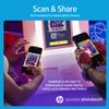 HP Sprocket Photo Booth Machine Instant Color Photo Printer (Pink) + Zink Paper (100 Sheets) + Cowboy Hat with Tiara + Silver, Pink, Blue, Gold, Purple Foil Curtain Backdrop (x2) view 4