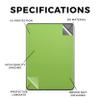 Carbon Fiber Tablet Skin Compatible with Amazon Kindle Colorsoft (2024) - Solid Lime Green - Premium 3M Vinyl Protective Wrap Decal Cover - Easy to Apply | Crafted in The USA by MightySkins view 2