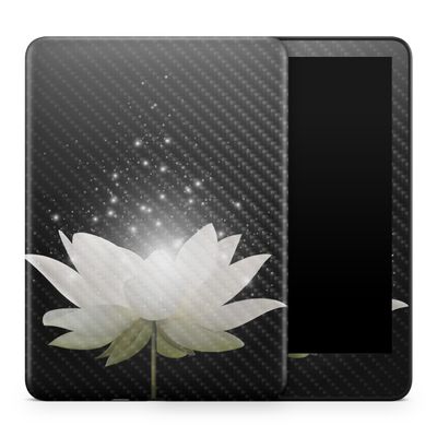Carbon Fiber Tablet Skin Compatible with Amazon Kindle Colorsoft (2024) - Twilight Lotus - Premium 3M Vinyl Protective Wrap Decal Cover - Easy to Apply | Crafted in The USA by MightySkins