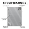 Glossy Glitter Tablet Skin Compatible with Amazon Kindle Colorsoft (2024) - Solid Gray - Premium 3M Vinyl Protective Wrap Decal Cover - Easy to Apply | Crafted in The USA by MightySkins view 2