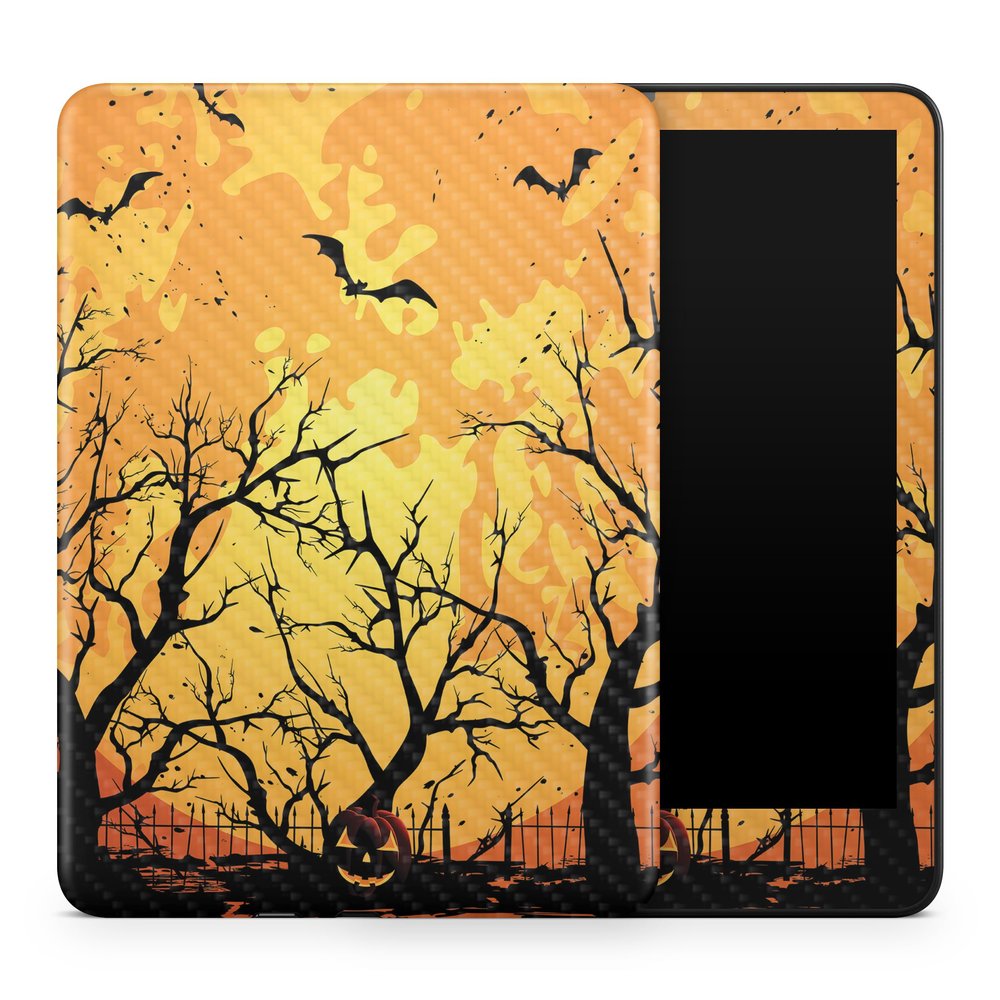 Carbon Fiber Tablet Skin Compatible with Amazon Kindle Colorsoft (2024) - Hallowed Wood - Premium 3M Vinyl Protective Wrap Decal Cover - Easy to Apply | Crafted in The USA by MightySkins