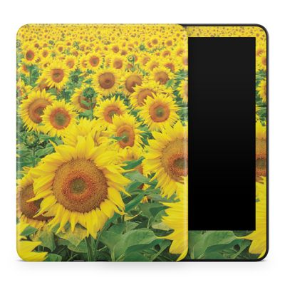 Tablet Skin Compatible with Amazon Kindle Colorsoft (2024) - Sunflower Field - Premium 3M Vinyl Protective Wrap Decal Cover - Easy to Apply | Crafted in The USA by MightySkins