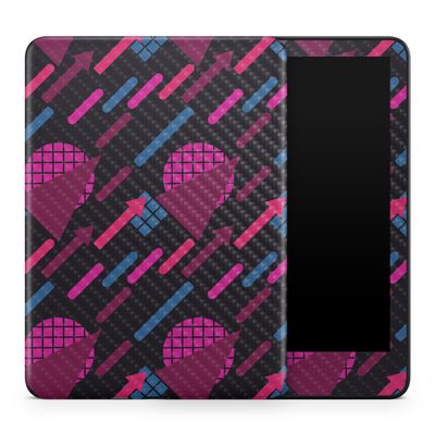 Carbon Fiber Tablet Skin Compatible with Amazon Kindle Colorsoft (2024) - Magenta Globe - Premium 3M Vinyl Protective Wrap Decal Cover - Easy to Apply | Crafted in The USA by MightySkins