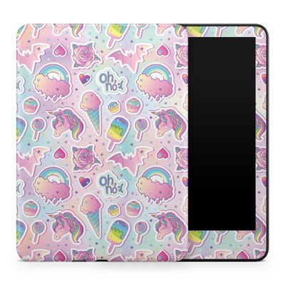 Tablet Skin Compatible with Amazon Kindle Colorsoft (2024) - Unicorn Popsicle - Premium 3M Vinyl Protective Wrap Decal Cover - Easy to Apply | Crafted in The USA by MightySkins