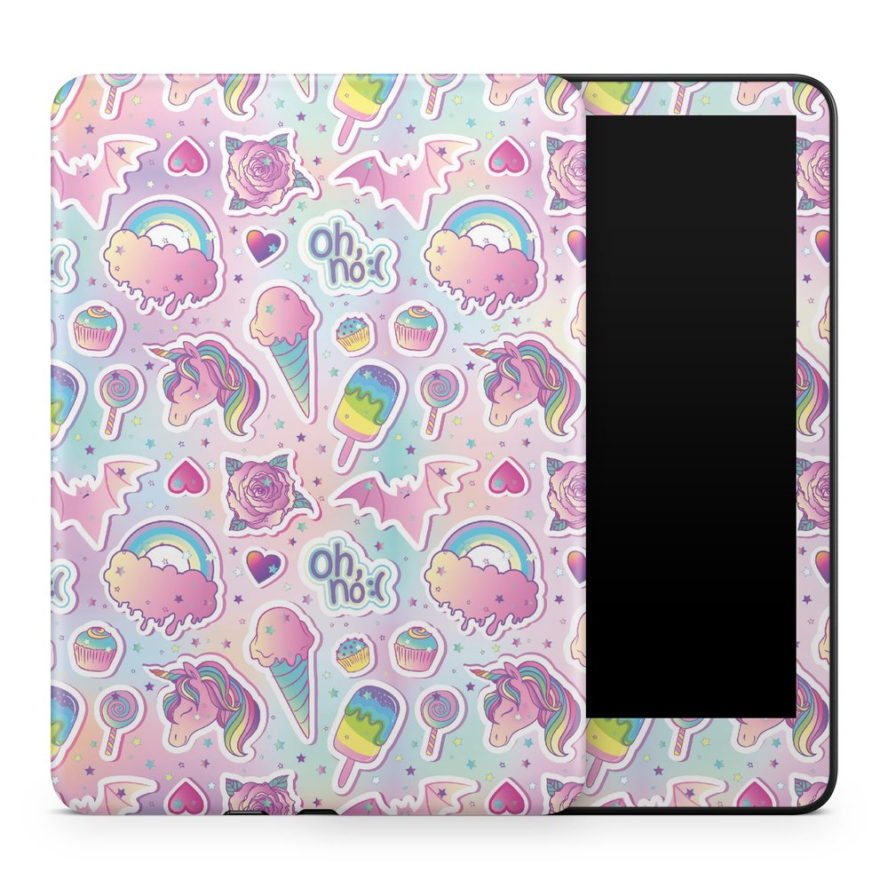 Tablet Skin Compatible with Amazon Kindle Colorsoft (2024) - Unicorn Popsicle - Premium 3M Vinyl Protective Wrap Decal Cover - Easy to Apply | Crafted in The USA by MightySkins
