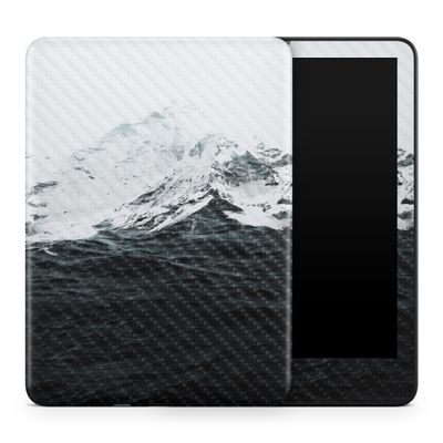 Carbon Fiber Tablet Skin Compatible with Amazon Kindle Colorsoft (2024) - Mountain Waves - Premium 3M Vinyl Protective Wrap Decal Cover - Easy to Apply | Crafted in The USA by MightySkins
