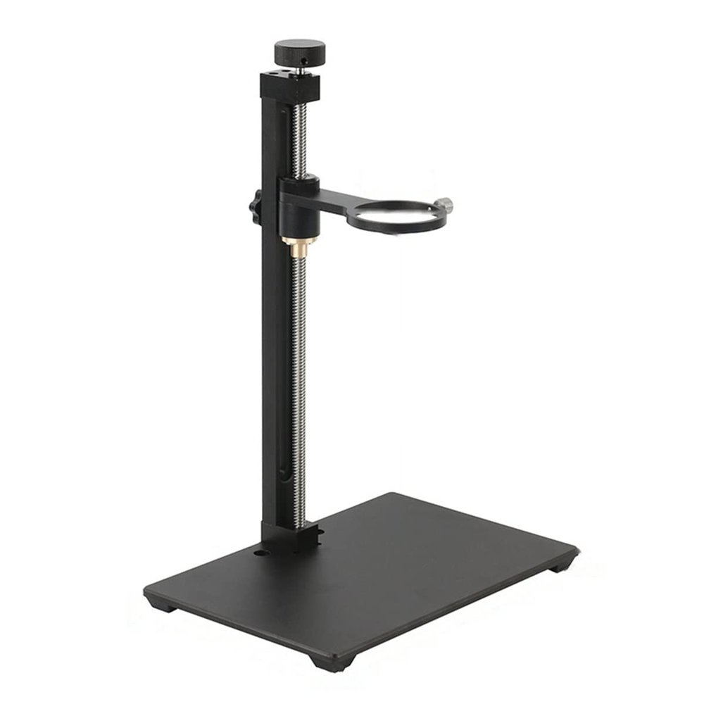 Microscope Observation 1080P 16MP HDMI Industrial Digital Microscope Camera U Disk, Zoom 100X 120X 130X-C Mount Lens(H Stand)