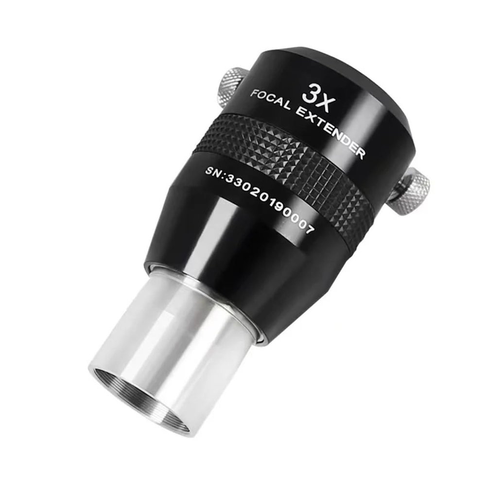 1.25 Inch 3X Apochromat & Achromatic 31.7mm Power Barlow Lens Metal Extender Lens