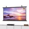 60" Projector Screen Wall Mounted 4:3 16:9 72" Retractable Movie Screen, No Wrinkles, Without Dents, 4K 3D Drop Down HD Screen for Home Theater Office Classroom(72inch(4:3)) view 1