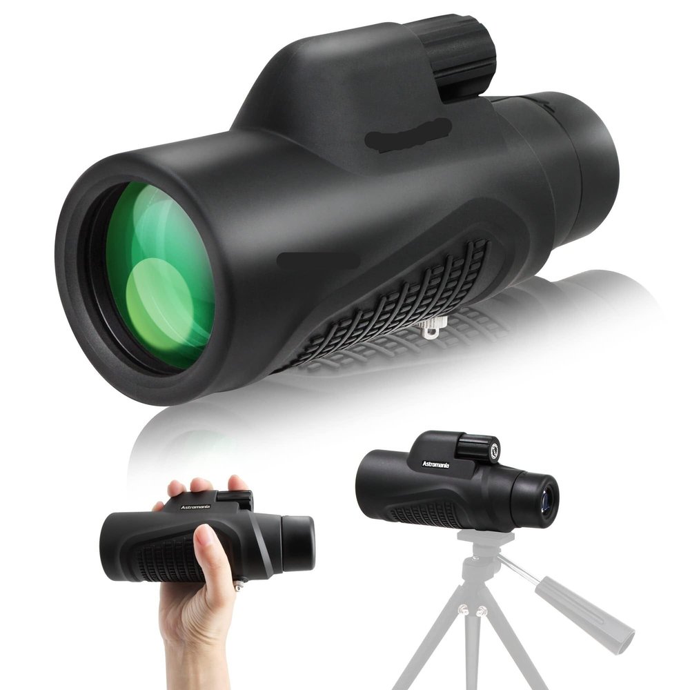12X50 HD K9 Prism Monocular Telescope, Waterproof, Compact Handheld Monoscope, for Bird Watching Camping Travelling Wildlife Scenery