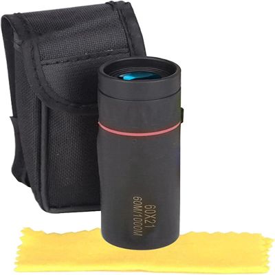 21X60 Compact Monocular Telescope | Portable Optical Telescope,Compact Monocular for Kids Adults, Bird Watching, Travel, Camping