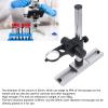 Adjustable Microscope Stand, Metal Slide Rail Track Stand Bracket Holder with Tabletop Base Mounting for 50mm Lens Interface, Constructed from Aluminum Alloy and Alloy Steel, view 3