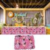 6 Pack Flower Wall Panels, 24" X 16" Artificial Flower Backdrop Floral Wall for Photo Background Home Party Wedding Backdrop Decor(Dahlia, Peony, Hydrangea) view 2