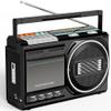 Kuephom Cassette Player Recorder Boombox with Bluetooth: Portable Boom Box Radio FM/AM/SW - Retro Tape/USB Converter with Earphone Jack - Built-in MIC for Voice Recording - Sound Amplifier - DC/AC view 1