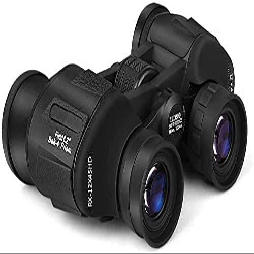 Telescope Compact Waterproof Binoculars with BAK4 Prism FMC Lens for Bird Watching Travel Concerts Theater Opera with Weak Light Night Vision Travel, Black,Mini 12X35 Binoculars Needed Happy Gift
