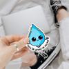 3 Pcs Hydration Sticker You'll Die Without Me You Idiot Sticker Drink Your Water Decal Funny Water Drop Hydration Waterproof Vinyl Health Awareness for Laptop Water Bottle Tumbler Phone Case 3"x3" (1) view 2