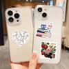 100 Pcs Stickers Waterprof Vinyl Sticker for Kindle Laptop Water Bottle Hard Hat Guitar Adults Girls Boys Kids Teens Pink view 3
