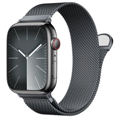 Stainless Steel Milanese Loop Compatible with Apple Watch Band 46mm 42mm 44mm 45mm 49mm 38mm 40mm 41mm men and women, Magnetic Clasp Replacement for iWatch Bands Ultra Series 10 9 8 7 6 5 4
