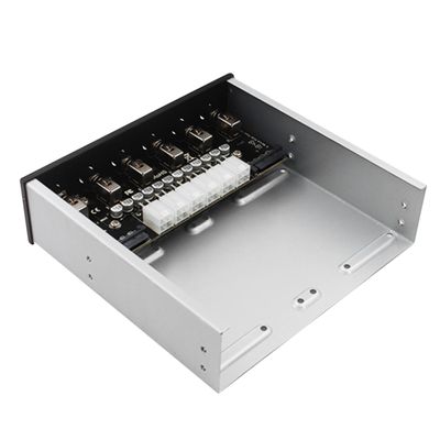 OSALADI Hard Drive Power Control for Desktop Independent Line Hub High Temperature Easy Installation for Data Security and Convenience
