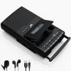 Portable Tape USB Player with Stand-Alone Mic, Cassette Players Recorder, Cassettes Tape Digital Converter to USB Flash Disk, Built-in Speaker, Retractable Handle, One-Touch Recording view 1