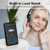 Portable Tape USB Player with Stand-Alone Mic, Cassette Players Recorder, Cassettes Tape Digital Converter to USB Flash Disk, Built-in Speaker, Retractable Handle, One-Touch Recording view 3