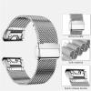 VELORE 20/22/26mm Quick Fit Strap for Garmin Fenix 8 43 51mm 7s 7X 7 Pro Fenix 6s 6X 6 5s 5X 5Plus Tactix 7 Stainless Steel Band Forerunner 965 Watchbands(Silver,26mm) view 4