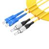 lidkew SC/UPC to FC/UPC Fiber Patch Cable,6m/19.7ft OS2 Single Mode Duplex 9/125m Fiber Optic Internet Cable Singlemode Optical Jumper Cord for Fiber Optic Transceiver, OFNP LSZH Yellow SMF view 1