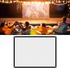 Nutriess Portable Projector Screen 120 inch 16:9 Foldable Non Crease White Curtain for Projection (NutriEssTbi5CYX-01) view 3