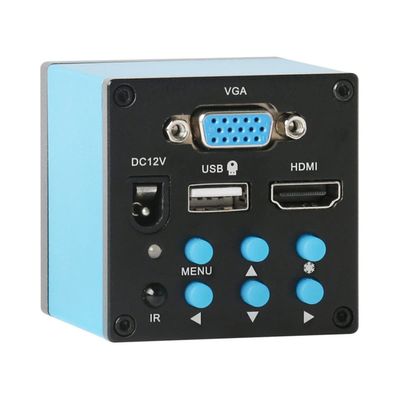 Microscope 1/2" 1080P Video Microscope Camera 100X 130X 180X 200X 300X 500X C Mount Zoom Lens(Camera)