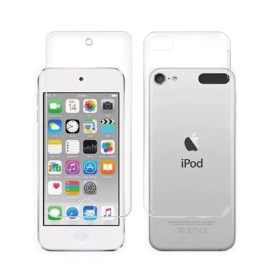 Clear Hard Crystal Protective Shell Skin Case Cover for Apple iPod Touch 5g 5th 6g 6th 7g 7th (Touch 5 Case and Glass)