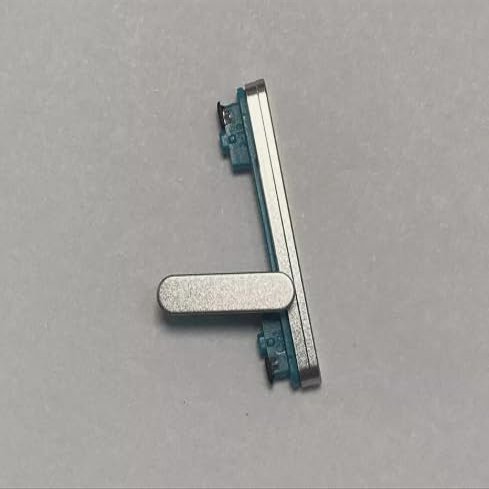 2X Power Volume Button Outer Side Keys Replacement Compatible with Samsung Galaxy S24 FE SM-S721(Sliver)