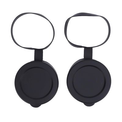 2Pcs Objective Lens Caps Binocular Accessories, Rubber Binocular Lens Caps, Binoculars Lens Covers Fit Telescope Lens Cover for ID 61 to 64mm Monocular Binocular